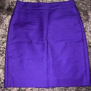 J.Crew No. 2 Purple Pencil Skirt Size 6 Petite